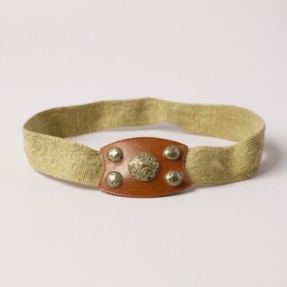 Vintage Omega Genuine Leather Waist Belt Decorative Element Size M/L NWOT main image 5